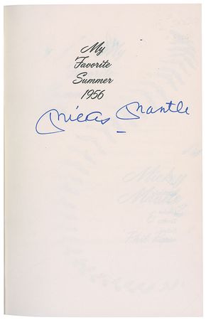 Lot #1558 Mickey Mantle Book - Image 1