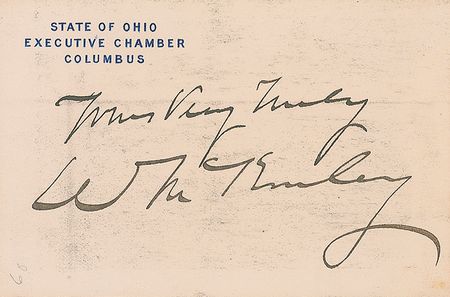 Lot #108 William McKinley - Image 1