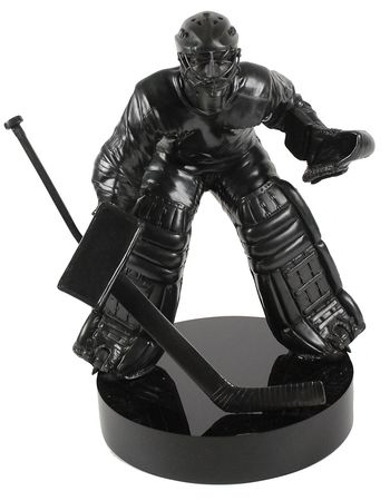Lot #723 A. Thomas Schomberg: Rare limited edition Schomberg hockey sculpture - Image 1