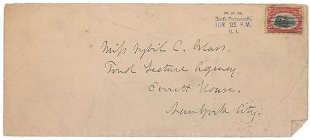 Lot #686 Julia Ward Howe: Declining an invitation to lecture—though money could sway her otherwise - Image 4