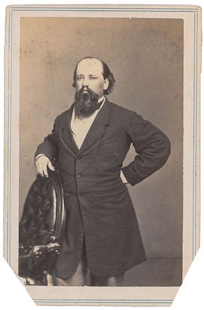 Lot #520 Gustavus V. Fox Signed Photograph - Image 1