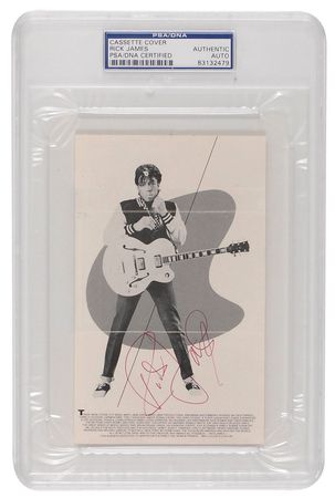 Lot #1074 Rick James Cassette Cover - Image 1