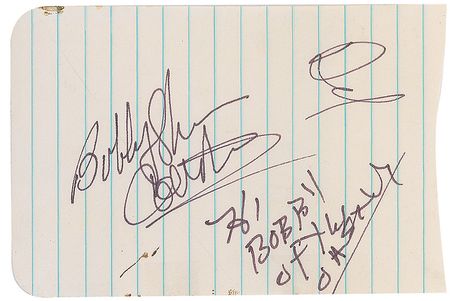 Lot #1153 Del Shannon Signature - Image 2
