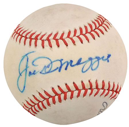Lot #1630 Ted Williams and Joe DiMaggio Baseball - Image 1