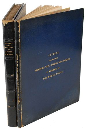 Lot #57 Presidents: Harding, Taft, and Coolidge: Excellent collection of letters from a crucial time in American international relations - Image 6