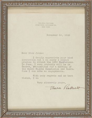 Lot #74 Eleanor Roosevelt - Image 2