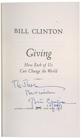 Lot #155 Bill Clinton Book - Image 1