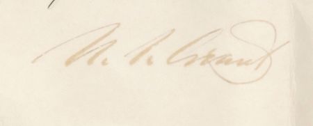 Lot #33 U. S. Grant: Rare post-Civil War naval appointment from Grant - Image 2