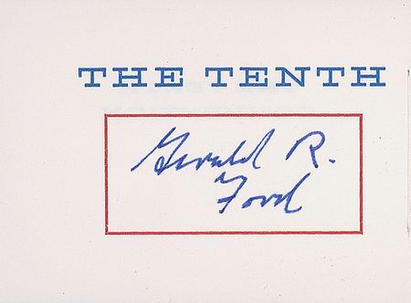 Lot #131 Gerald Ford: Limited edition printing of Ford?s powerful 1988 convention speech endorsing Bush - Image 1