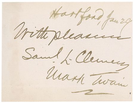 Lot #292 Notables: 1870s album including Samuel L. Clemens, Rutherford B. Hayes, Oliver Wendell Holmes, and 30 others - Image 1