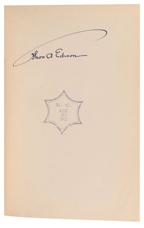 Lot #229 Thomas Edison Book - Image 1