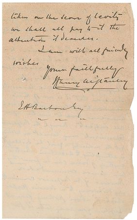 Lot #314 Henry M. Stanley: Stanley recommends taking newspaper report on a study on talking animals with a grain of salt - Image 4