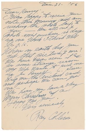 Lot #1271 Ray Collins: ?Where on earth did you get that picture of me?? - Image 2