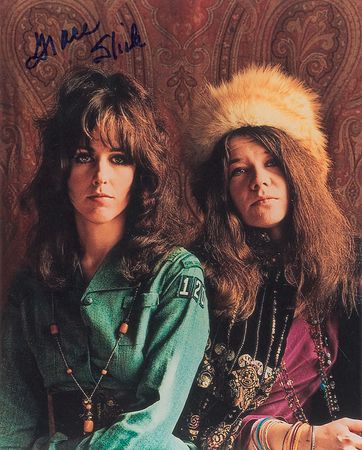 Lot #1157 Grace Slick Signed Photographs - Image 1