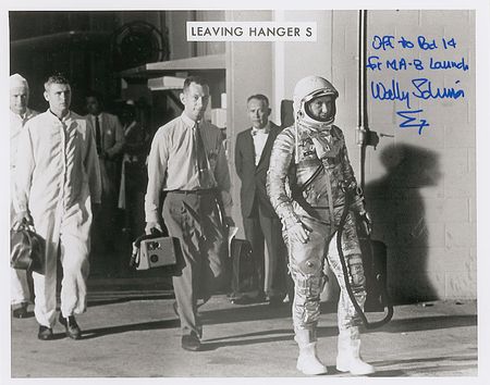 Lot #629 Wally Schirra Signed Photographs - Image 2