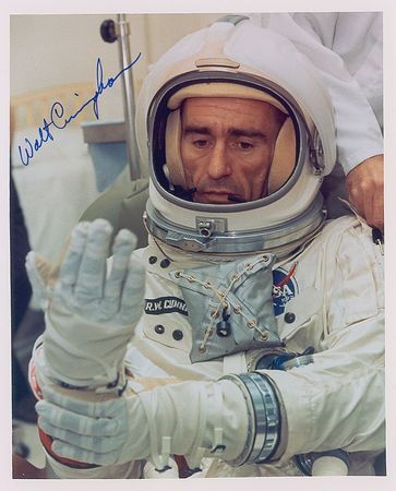 Lot #597 Walt Cunningham Signed Photographs - Image 1