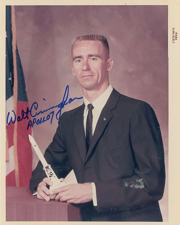 Lot #597 Walt Cunningham Signed Photographs - Image 2