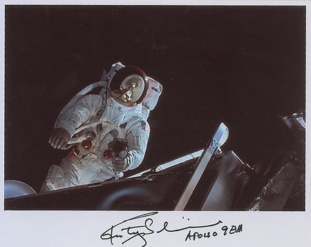 Lot #630 Rusty Schweickart Signed Photographs - Image 1