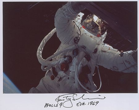 Lot #630 Rusty Schweickart Signed Photographs - Image 2