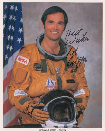 Lot #596 Bob Crippen Signed Photographs - Image 2