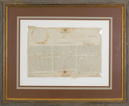 Lot #2 George Washington: Three-language ship’s
