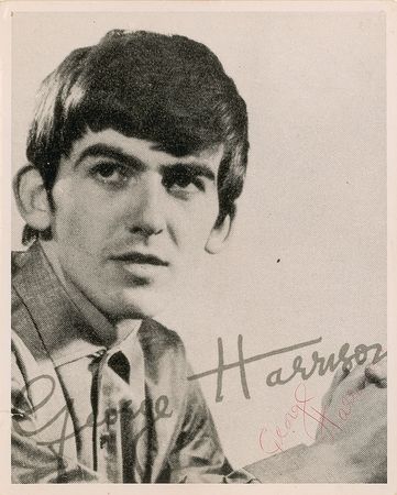 Lot #982 Beatles: Harrison’s Family Signed Photograph - Image 1