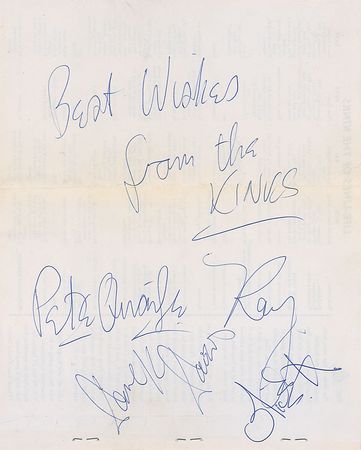 Lot #1090 The Kinks Booklet - Image 1