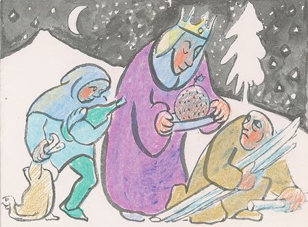 Lot #1307 Alec Guinness Christmas Card - Image 2