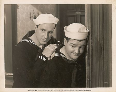 Lot #1193 Abbott and Costello: Extremely rare paycheck for Bud Abbott—signed twice by him and once by Costello - Image 3