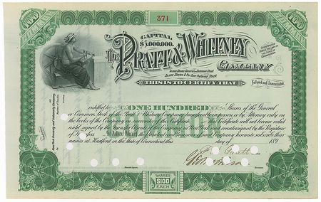 Lot #429 Francis A. Pratt and Amos Whitney Signed Documents - Image 1