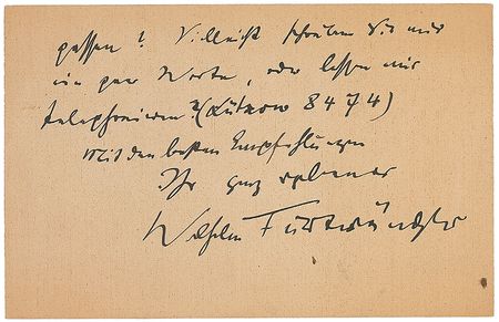 Lot #865 Wilhelm Furtwangler - Image 2