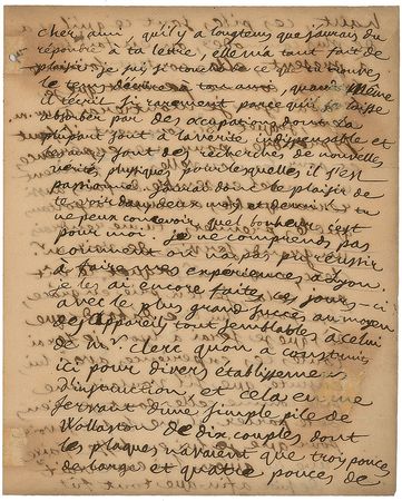 Lot #185 André-Marie Ampere: The pioneer of electromagnetism arranges demonstrations of his famous experiments: “I want to do all these experiments with him, provided they would like a battery like that of which I have just spoken” - Image 1