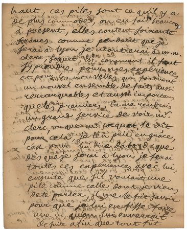 Lot #185 André-Marie Ampere: The pioneer of electromagnetism arranges demonstrations of his famous experiments: “I want to do all these experiments with him, provided they would like a battery like that of which I have just spoken” - Image 2