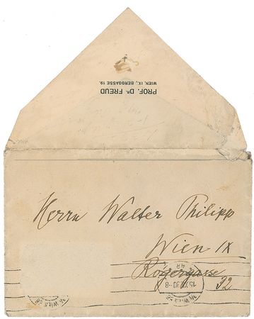 Lot #243 Sigmund Freud: Freud compliments a newly received book of poetry: ?The bombastic grandiloquence that usually characterizes youthful productions has been consistently avoided? - Image 3