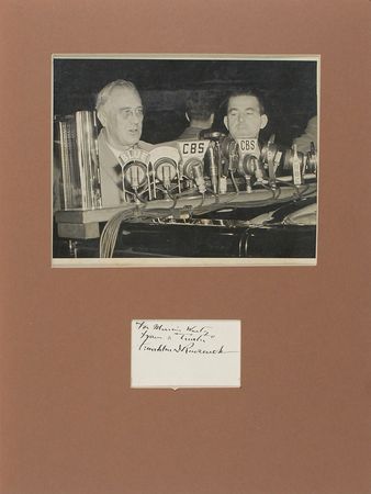 Lot #77 Franklin D. Roosevelt Signature - Image 1