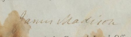 Lot #9 James Madison Signed Document - Image 2