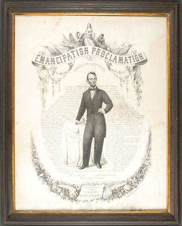 Lot #28 Abraham Lincoln: Highly decorative 1865