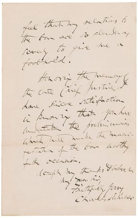 Lot #318 Charles Sumner - Image 2