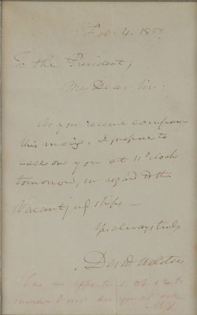 Lot #330 Daniel Webster Handwritten Letter Signed - Image 2