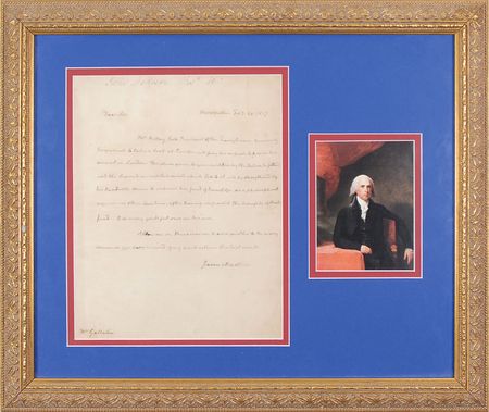Lot #10 James Madison: America’s British envoy to