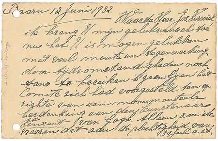 Lot #745 Elisabeth Van Gogh: Van Gogh?s sister and biographer - Image 1