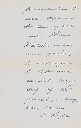 Lot #684 O. Henry: O. Henry tries to arrange another date with Longfellow’s niece, hoping that “the curfew won’t ring so soon next time” - Image 3