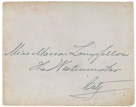 Lot #684 O. Henry: O. Henry tries to arrange another date with Longfellow’s niece, hoping that “the curfew won’t ring so soon next time” - Image 4
