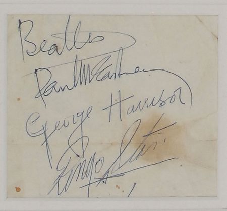 Lot #899 Beatles Signatures - Image 3