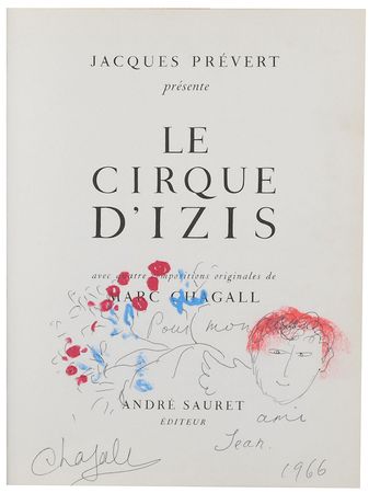 Lot #665 Marc Chagall: A vibrantly colored original Chagall - Image 1