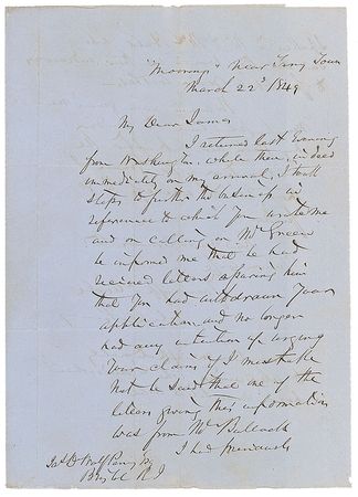 Lot #536 Matthew Perry Handwritten Letter Signed - Image 1