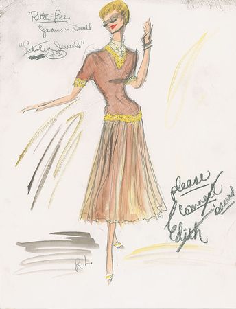 Lot #428 Edith Head: Ruta Lee - Image 1