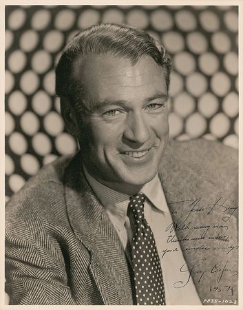 Lot #10 Gary Cooper