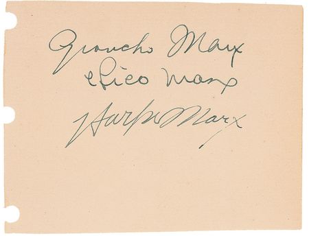 Lot #245 Marx Brothers - Image 1