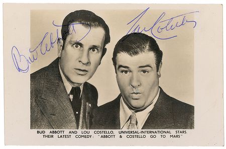Lot #21 Abbott and Costello